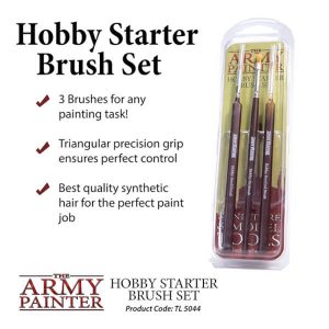 Hobby Starter Brush Set The Army Painter Verpackung Vorderseite Spielgetuschel