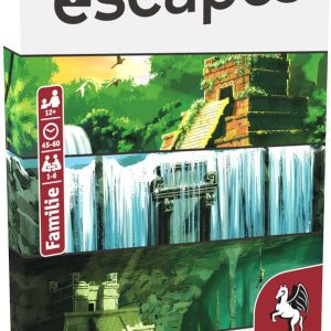 MiniEscapes Das Mysterium des Verlorenen Kultes Escape Room Spiel Verpackung Vorderseite Pegasus Spielgetuschel