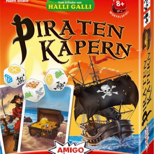 Piraten Kapern Würfelspiel Verpackung Vorderseite Amigo Spielgetuschel