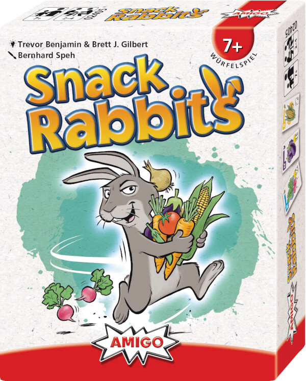 Snack Rabbits Würfelspiel Verpackung Vorderseite Amigo Spielgetuschel