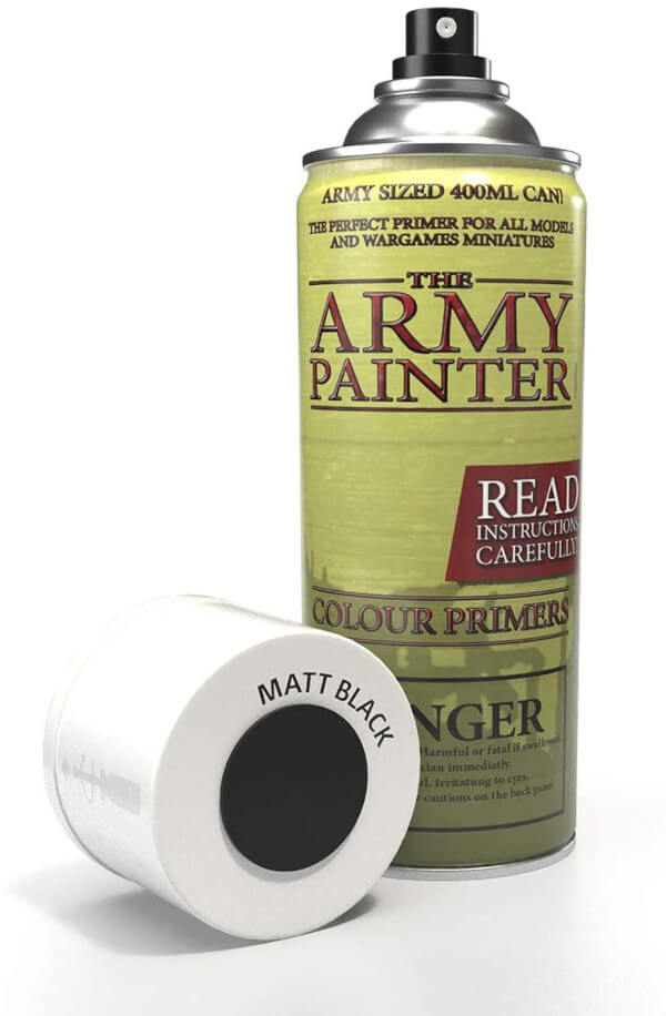 The Army Painter Base Primer Matt Black Grundierspray Spielgetuschel