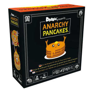 Dobble Anarchy Pancakes Partyspiel Verpackung Vorderseite Asmodee Spielgetuschel