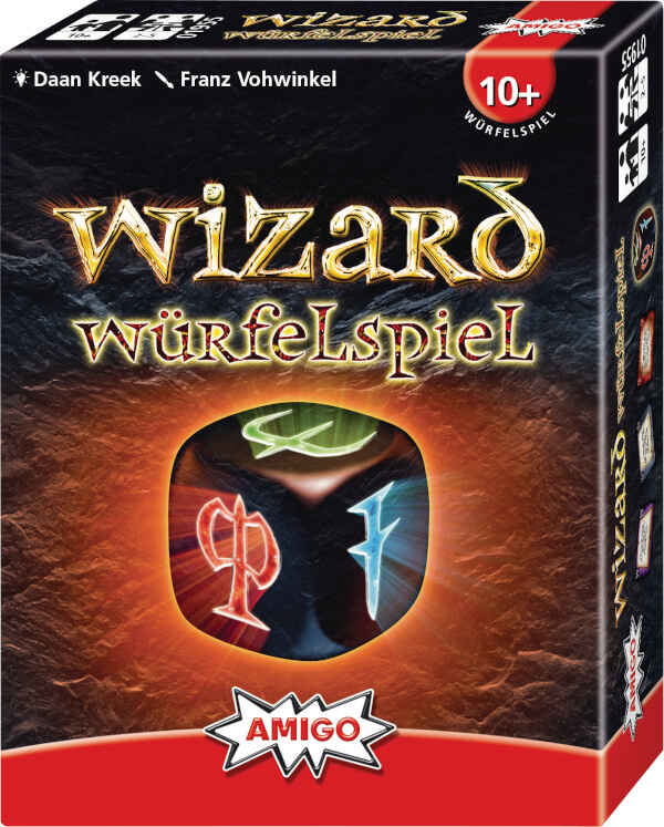 Wizard Würfelspiel Verpackung Vorderseite Amigo Spielgetuschel