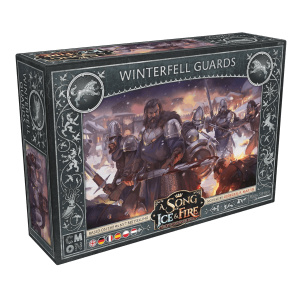 A Song of Ice & Fire Tabletop Winterfell Guards (Wachen von Winterfell) Erweiterung Verpackung Vorderseite Asmodee Spielgetuschel