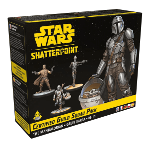 Star Wars Shatterpoint Tabletop Certified Guild Squad Pack (Squad-Pack “Zertifizierte Gilde”) Erweiterung Verpackung Vorderseite Asmodee Spielgetuschel