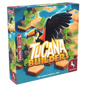 Tucana Builders Brettspiel Verpackung Vorderseite Pegasus Spielgetuschel