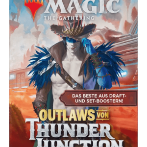 Magic the Gathering TCG Outlaws von Thunder Junction Play Booster Verpackung Wizards of the Coast Spielgetuschel