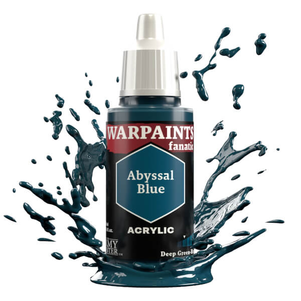 Warpaints Fanatic Farben Abyssal Blue The Army Painter Spielgetuschel