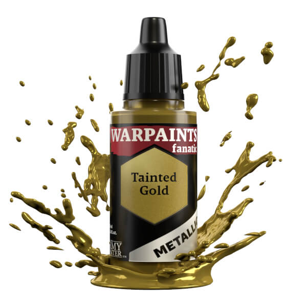 Warpaints Fanatic Metallic Farben Tainted Gold The Army Painter Spielgetuschel