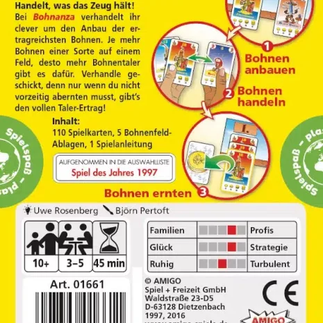 Bohnanza Kartenspiel Verpackung Ruckseite Amigo Spielgetuschel Bohnanza Kartenspiel Verpackung Rückseite Amigo Spielgetuschel