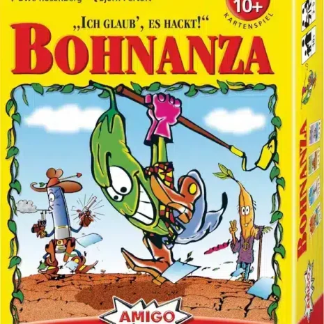 Bohnanza Kartenspiel Verpackung Vorderseite Amigo Spielgetuschel