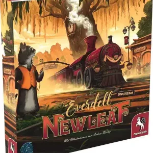 Everdell Brettspiel Newleaf Erweiterung Verpackung Vorderseite Pegasus Spielgetuschel