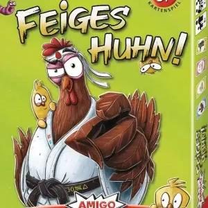 Feiges Huhn! Kartenspiel Verpackung Vorderseite Amigo Spielgetuschel