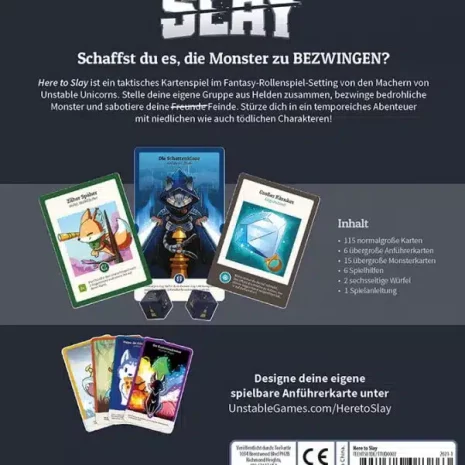 Here to Slay Kartenspiel Verpackung Ruckseite Asmodee Spielgetuschel-jpg Here to Slay Kartenspiel Verpackung Rückseite Asmodee Spielgetuschel.jpg
