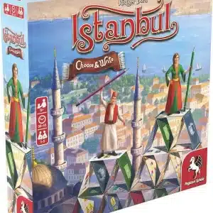 Istanbul Choose & Write Brettspiel Verpackung Vorderseite Pegasus Spielgetuschel