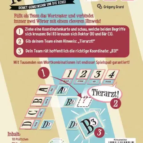 Kreuzweise Partyspiel Verpackung Ruckseite Asmodee Spielgetuschel Kreuzweise Partyspiel Verpackung Rückseite Asmodee Spielgetuschel