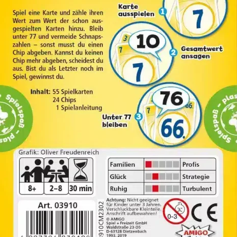 Lobo 77 Kartenspiel Verpackung Ruckseite Amigo Spielgetuschel Lobo 77 Kartenspiel Verpackung Rückseite Amigo Spielgetuschel