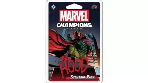 Marvel Champions Das Kartenspiel The Hood Erweiterung Verpackung Vorderseite Asmodee Spielgetuschel.jpg