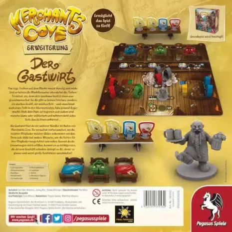 Merchants Cove Brettspiel Der Gastwirt Erweiterung Verpackung Ruckseite Pegasus Spielgetuschel Merchants Cove Brettspiel Der Gastwirt Erweiterung Verpackung Rückseite Pegasus Spielgetuschel