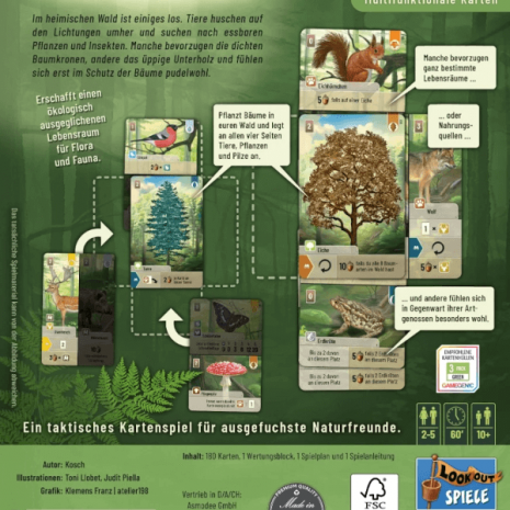 Mischwald Kartenspiel Verpackung Ruckseite Asmodee Spielgetuschel Mischwald Kartenspiel Verpackung Rückseite Asmodee Spielgetuschel