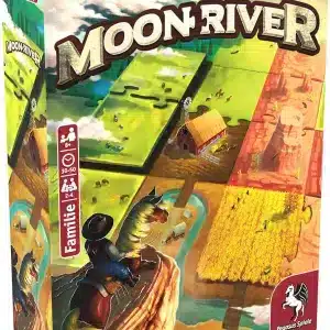Moon River Brettspiel Verpackung Vorderseite Pegasus Spielgetuschel