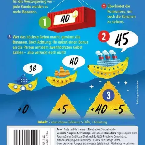 Puerto Banana Partyspiel Verpackung Ruckseite Pegasus Spielgetuschel Puerto Banana Partyspiel Verpackung Rückseite Pegasus Spielgetuschel