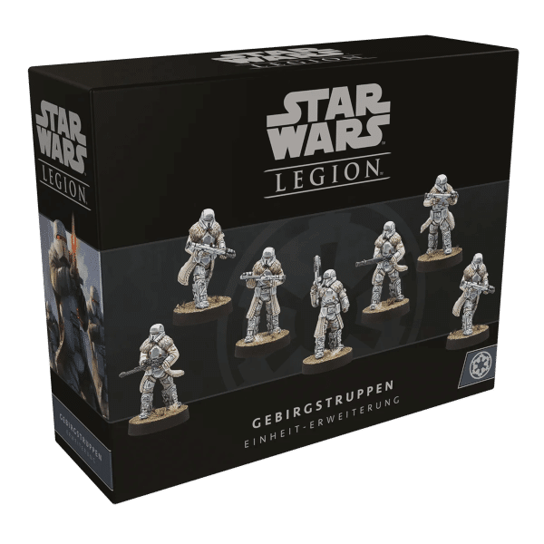 Star Wars Legion Tabletop Gebirgstruppen Erweiterung Verpackung Vorderseite Asmodee Spielgetuschel