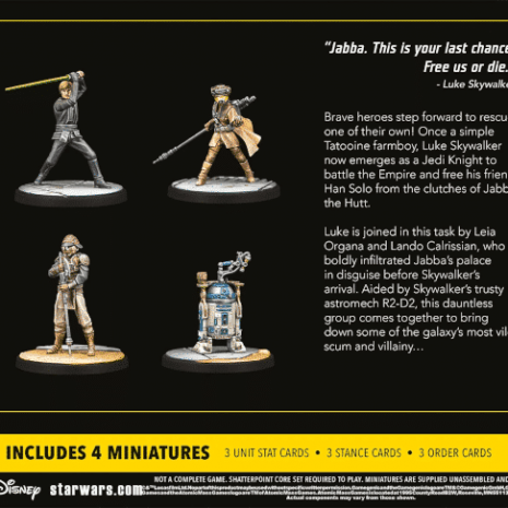 Star Wars Shatterpoint Tabletop Fearless and Inventive Squad Pack -Furchtlos und erfinderisch- Erweiterung Verpackung Ruckseite Asmodee Spielgetuschel Star Wars Shatterpoint Tabletop Fearless and Inventive Squad Pack (“Furchtlos und erfinderisch”) Erweiterung Verpackung Rückseite Asmodee Spielgetuschel