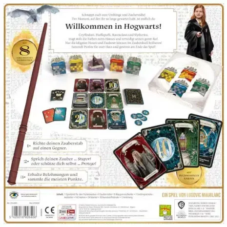 Stupor- Harry Potter Spiel Verpackung Ruckseite Asmodee Spielgetuschel Stupor! Harry Potter Spiel Verpackung Rückseite Asmodee Spielgetuschel