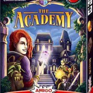 The Academy Kartenspiel Verpackung Vorderseite Amigo Spielgetuschel