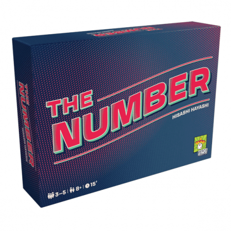 The Number Partyspiel Verpackung Vorderseite Asmodee Spielgetuschel