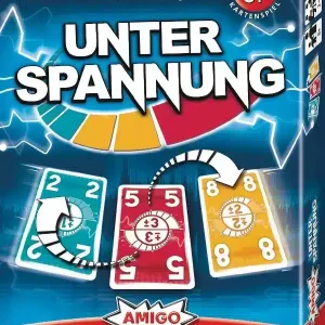 Unter Spannung Kartenspiel Verpackung Vorderseite Amigo Spielgetuschel