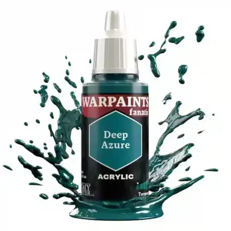 Warpaints Fanatic Farben Deep Azure The Army Painter Spielgetuschel