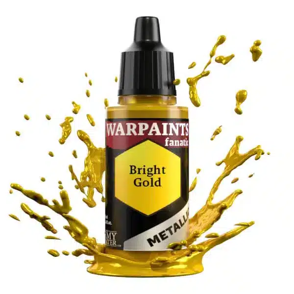 Warpaints Fanatic Metallic Farben Bright Gold The Army Painter Spielgetuschel