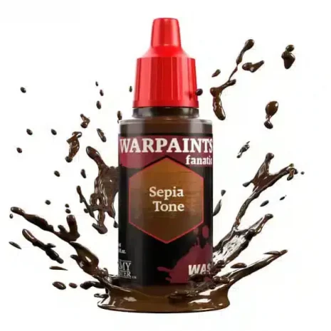 Warpaints Fanatic Wash Farben Sepia Tone The Army Painter Spielgetuschel