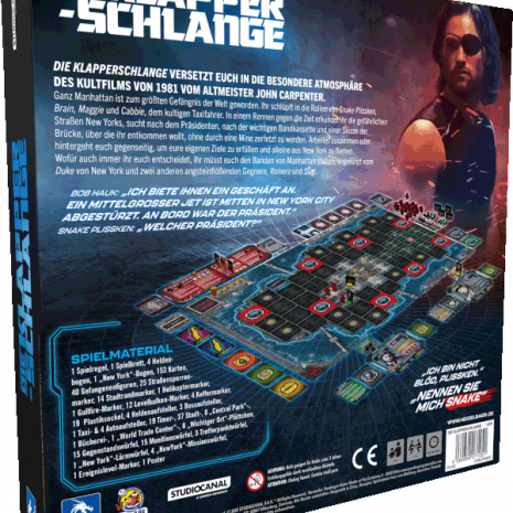 Die Klapperschlange Brettspiel Verpackung Ruckseite Heidelbar Spielgetuschel Die Klapperschlange Brettspiel Verpackung Rückseite Heidelbär Spielgetuschel