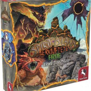 Spirit Island Brettspiel Zerklüftete Erde Erweiterung Verpackung Vorderseite Pegasus Spielgetuschel.jpg