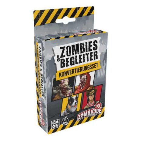 Zomicide zweite Edition Brettspiel Zombis und Begleiter Konvertierungsset Vorderseite Asmodee Spielgetuschel.jpg