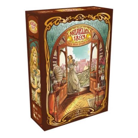 Bruxelles 1893 Brettspiel Verpackung Vorderseite Heidelbär Spielgetuschel.jpg