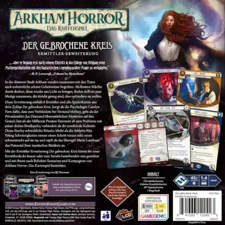 Der gebrochene Kreis Ermittler Erweiterung Arkham Horror Das Kartenspiel Verpackung Ruckseite Asmodee Spielgetuschel-webp Der gebrochene Kreis Ermittler Erweiterung Arkham Horror Das Kartenspiel Verpackung Rückseite Asmodee Spielgetuschel.webp