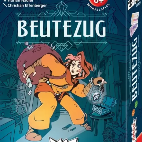 Beutezug Würfelspiel Verpackung Vorderseite Amigo Spielgetuschel.webp