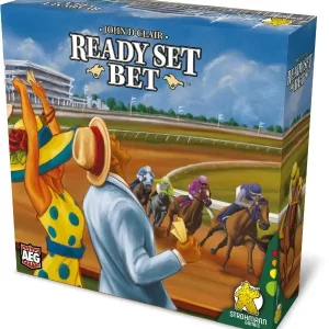 Ready Set Bet Brettspiel Verpackung Vorderseite Pegasus Spielgetuschel.webp
