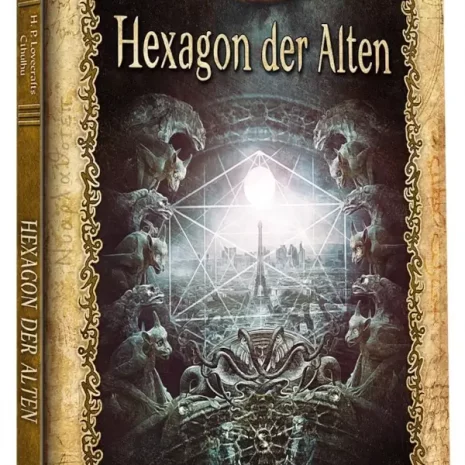 Cthulhu Rollenspiel Hexagon der Alten (Hardcover) Vorderseite Pegasus Spielgetuschel.webp