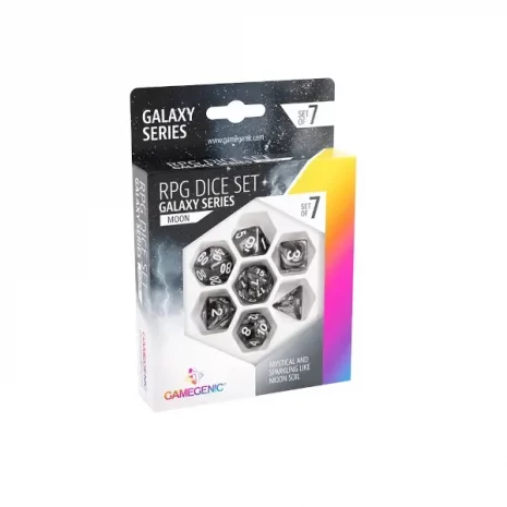 Galaxy Series - Moon - RPG Dice Set Würfel Verpackung Gamegenic Spielgetuschel.webp