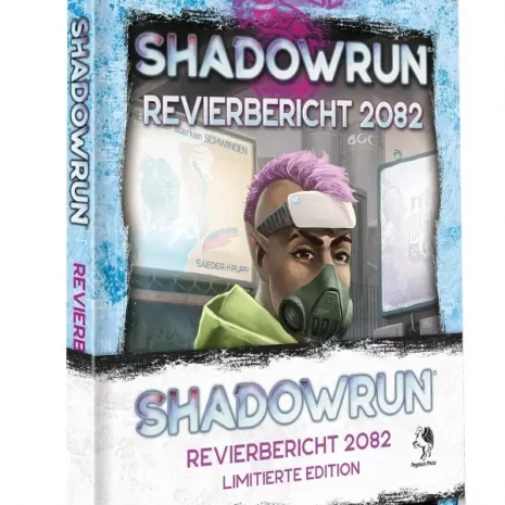Shadowrun Rollenspiel Revierbericht 2082 Vorderseite Pegasus Spielgetuschel.webp