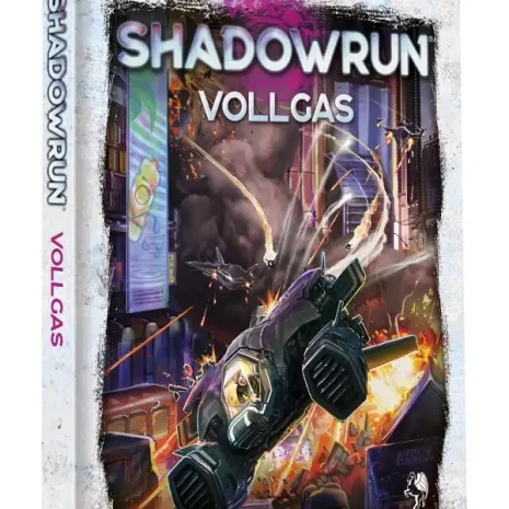 Shadowrun Rollenspiel Vollgas (Hardcover) Vorderseite Pegasus Spielgetuschel.webp
