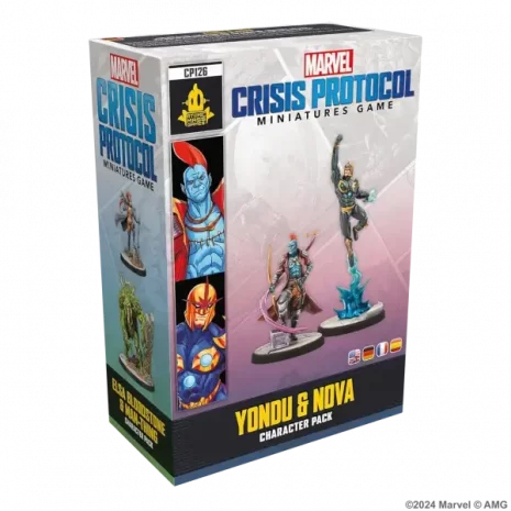 Marvel Crisis Protocol Yondu & Nova Character Pack Tabletop Verpackung Vorderseite Asmodee Spielgetuschel.webp