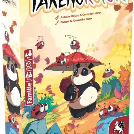 Takenokolor Brettspiel Verpackung Vorderseite Pegasus Spielgetuschel.webp