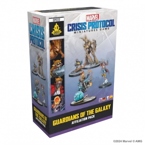 Marvel Crisis Protocol Tabletop Guardians of the Galaxy Affiliation Pack Verpackung Vorderseite Asmodee Spielgetuschel.webp