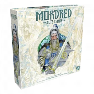  Mordred – Alte Feinde Erweiterung: Spielbox mit düsterem Artus-Motiv